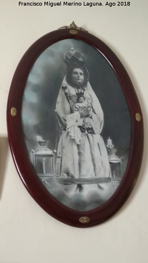 Santuario de Ntra Sra de Belén - Santuario de Ntra Sra de Belén. Foto antigua de la Virgen