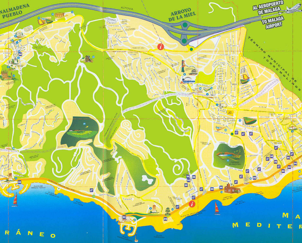 Benalmádena - Benalmádena. Plano