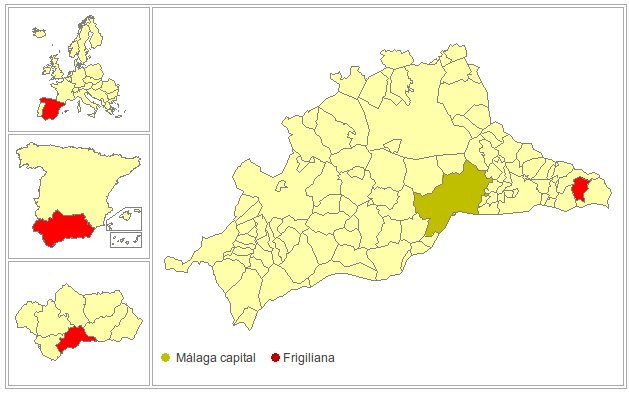 Frigiliana - Frigiliana. Situación