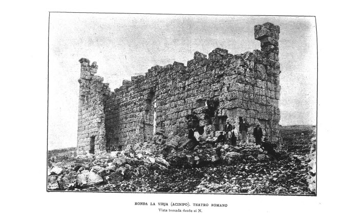Yacimiento arqueológico Ronda la Vieja - Yacimiento arqueológico Ronda la Vieja. Foto antigua