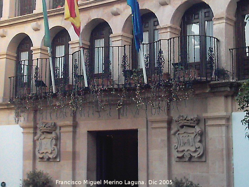 Ayuntamiento de Ronda - Ayuntamiento de Ronda. Balc�n y escudos