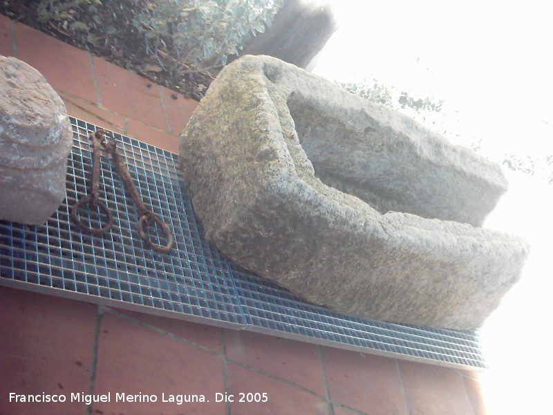 Casa del Gigante - Casa del Gigante. Piezas arqueológicas