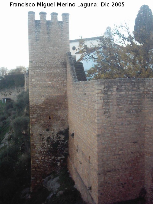 Murallas de Ronda - Murallas de Ronda. Murallas de la Cijara. Torreón almenado
