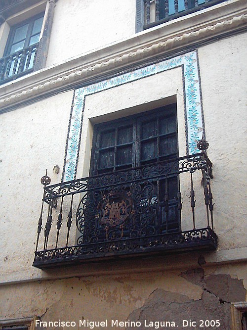 Palacio del Rey Moro - Palacio del Rey Moro. Balcón