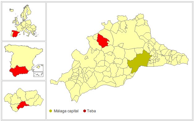 Teba - Teba. Situación