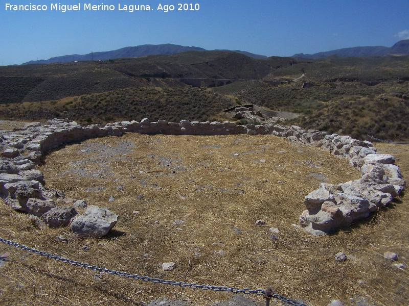 Los Millares. Cabañas - Los Millares. Cabañas. Cabaña circular del segundo anillo