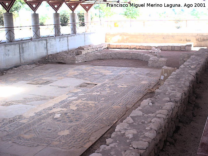 Yacimiento arqueológico de La Alcudia - Yacimiento arqueológico de La Alcudia. Basílica paleocristiana del S. V con mosaicos