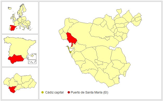 Puerto de Santa María - Puerto de Santa María. Situación