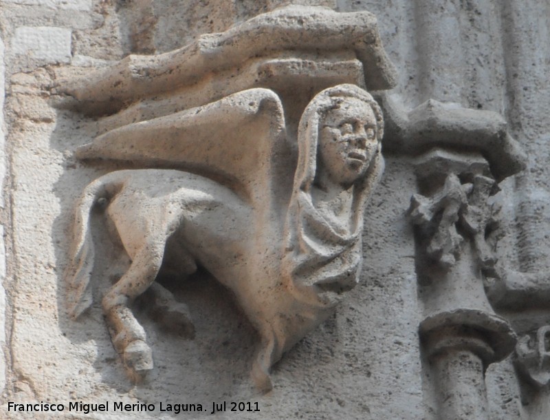 Lonja de la Seda - Lonja de la Seda. Ménsula