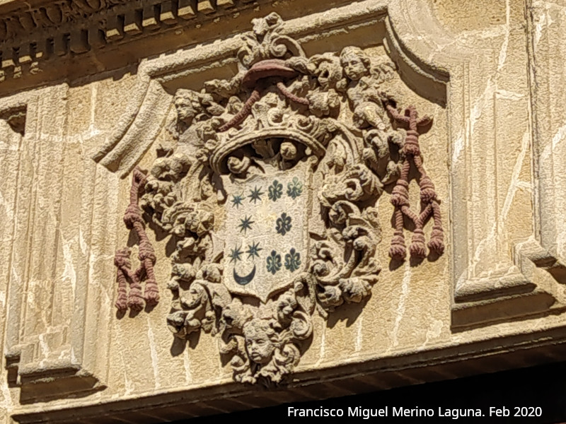 Catedral del Salvador - Catedral del Salvador. Escudo policromado