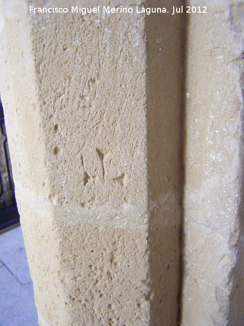 Marcas de cantero - Marcas de cantero. Casa Mudéjar - Úbeda