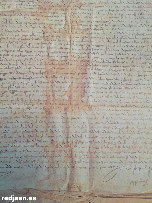 Historia de Alcalá la Real - Historia de Alcalá la Real. Documento de confirmación del Privilegio de Franquicias otorgado por el rey Pedro I en 1351. Archivo Histórico Municipal de Alcalá la Real