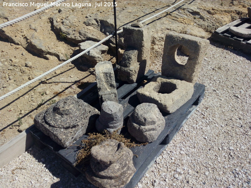 La Mota - La Mota. Piezas arqueológicas