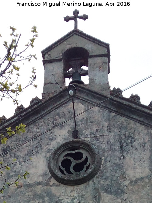 Ermita de la Coronada - Ermita de la Coronada. Espadaa y culo
