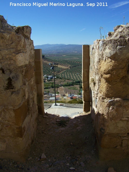 Castillo de Alcaudete - Castillo de Alcaudete. Poterna islámica