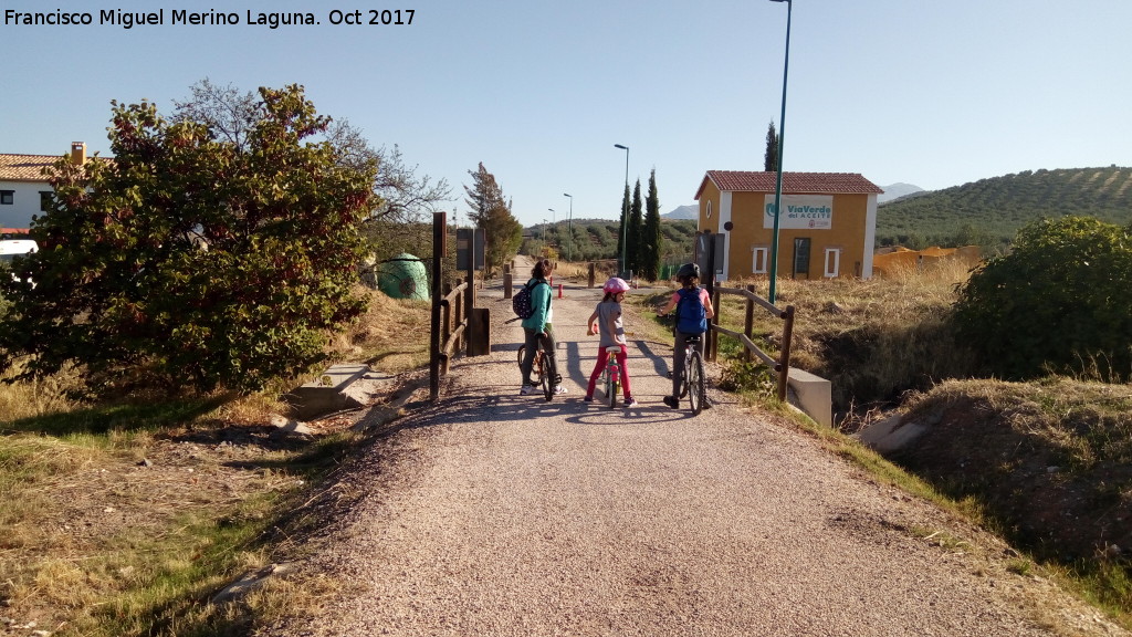 Estación de Alcaudete - Estación de Alcaudete. Vía Verde del Aceite