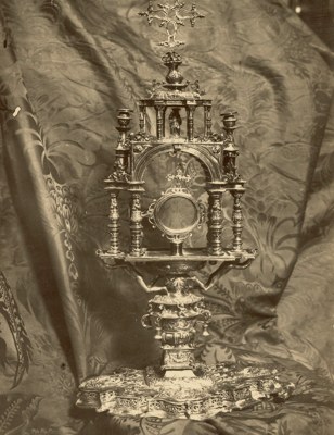 Catedral de Santa María - Catedral de Santa María. Foto antigua. Custodia