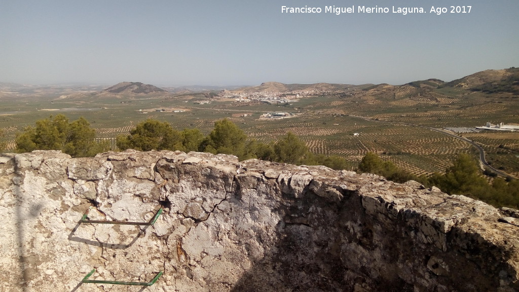 Torreón de Caniles - Torreón de Caniles. Vistas de Alcaudete desde su azotea