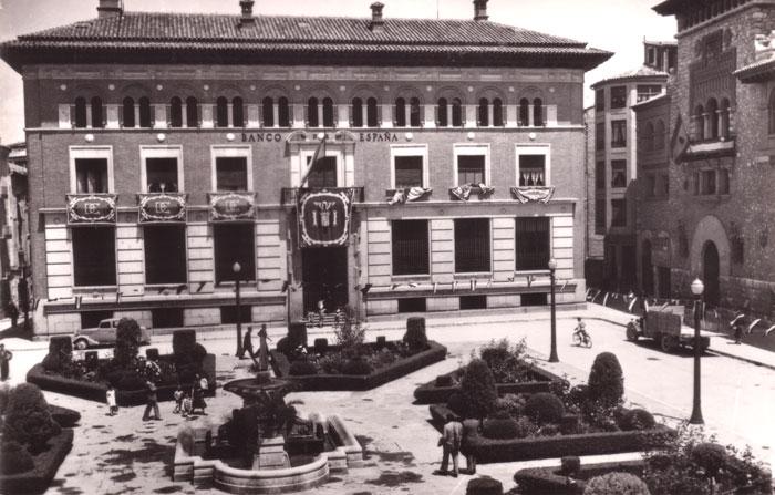 Plaza de San Juan - Plaza de San Juan. Foto antigua. Banco de España
