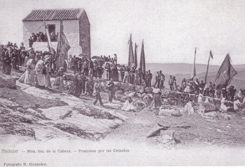 Romería de la Virgen de la Cabeza - Romería de la Virgen de la Cabeza. Hacia 1898