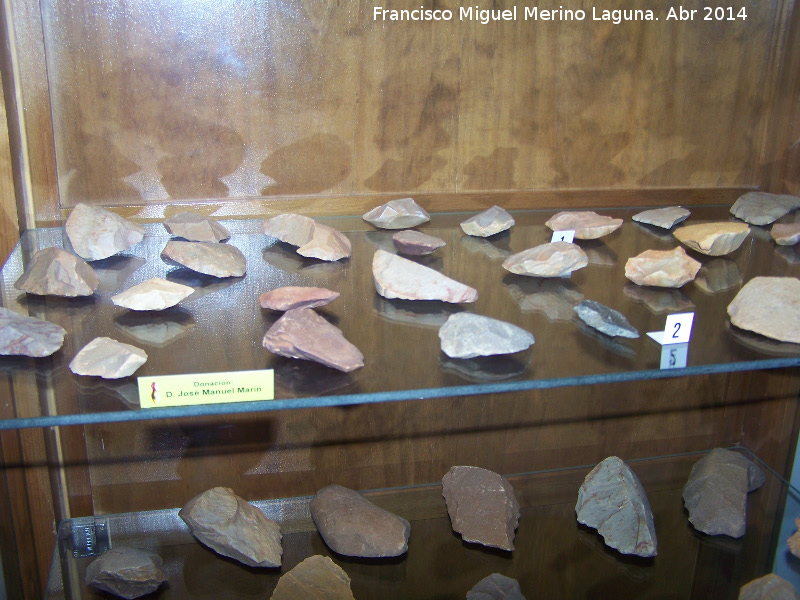 Yacimiento achelense de Arroyo Escobar - Yacimiento achelense de Arroyo Escobar. Museo Arqueológico Profesor Sotomayor - Andújar