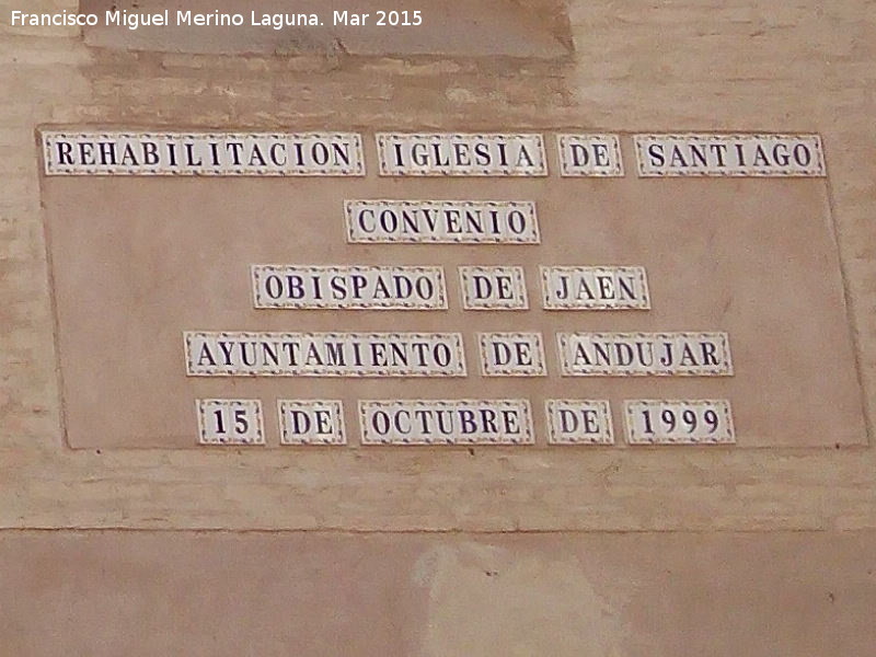 Iglesia de Santiago - Iglesia de Santiago. Rehabilitación