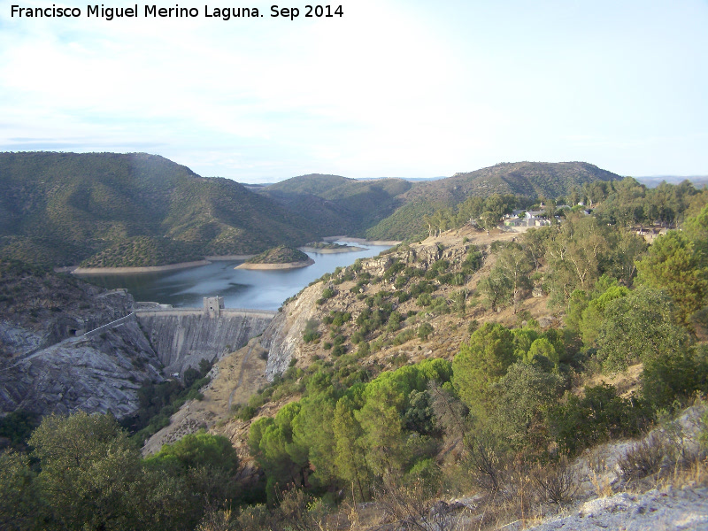 Pantano del Jándula - Pantano del Jándula. Pantano y La Lancha