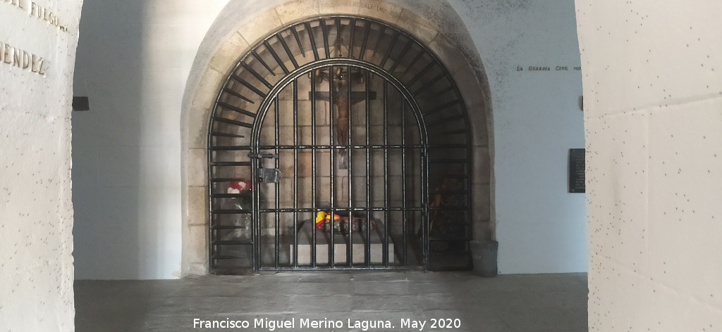 Santuario de la Virgen de la Cabeza - Santuario de la Virgen de la Cabeza. Cripta