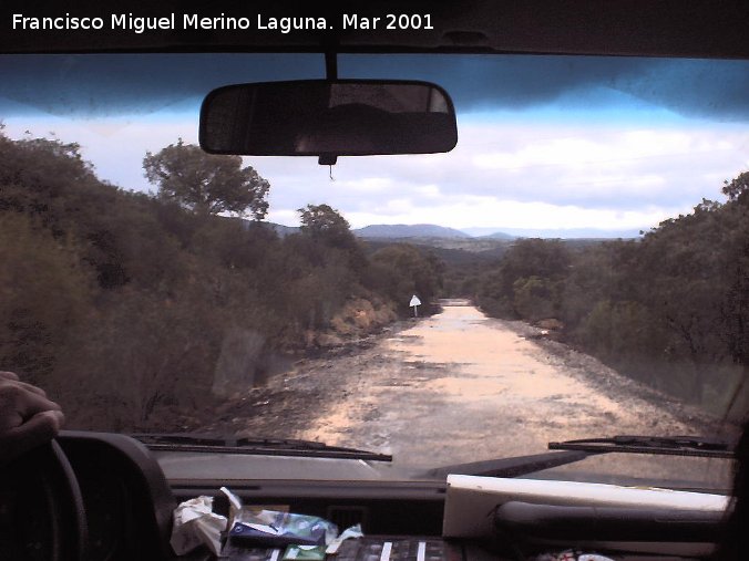 Carretera de Andújar a Mestanza - Carretera de Andújar a Mestanza. 