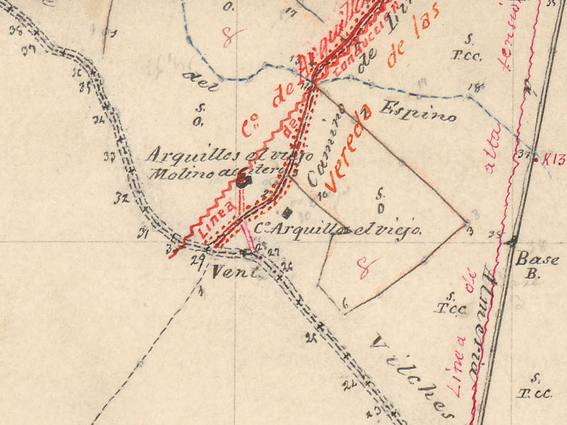 Arquillos el Viejo - Arquillos el Viejo. Mapa de 1879