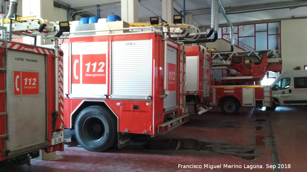 Parque de Bomberos de Jan - Parque de Bomberos de Jan. Cocheras