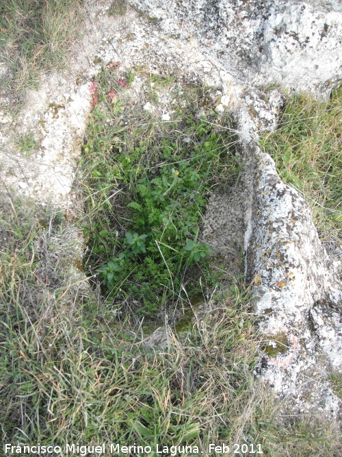 Necrópolis visigoda del Cerro Salido - Necrópolis visigoda del Cerro Salido. Tumba infantil
