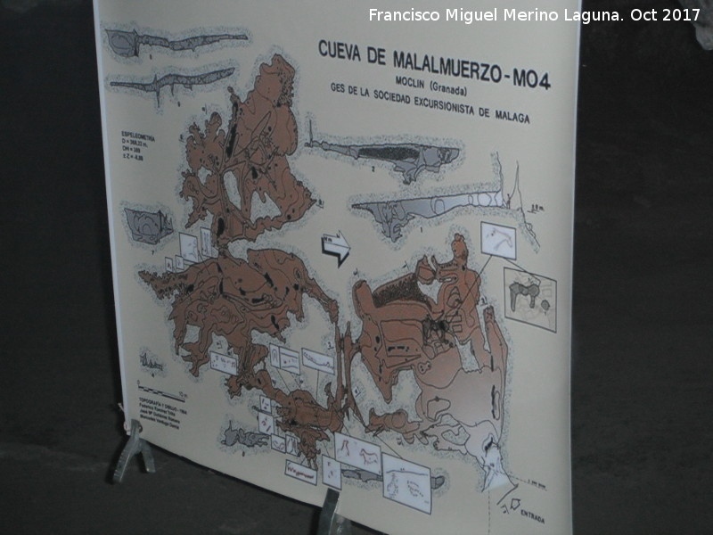 Cueva de Malalmuerzo - Cueva de Malalmuerzo. Cartel