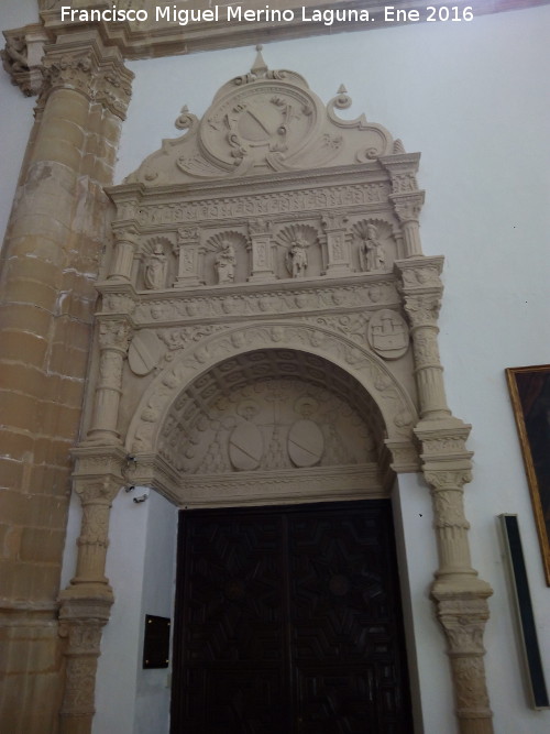 Catedral de Baeza. Sacristía - Catedral de Baeza. Sacristía. Portada