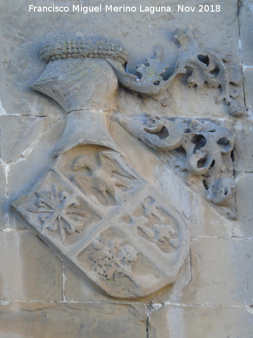 Arco de Villalar y Puerta de Jaén - Arco de Villalar y Puerta de Jaén. Escudo derecho
