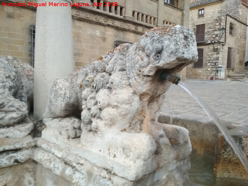 Fuente de los Leones - Fuente de los Leones. León del oeste