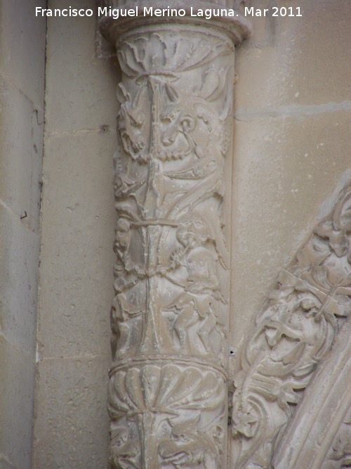 Iglesia de San Andrés - Iglesia de San Andrés. Columna