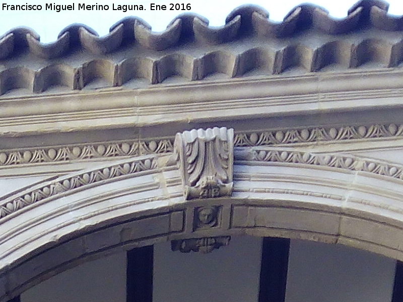 Palacio de Jabalquinto - Palacio de Jabalquinto. Voluta de la galera alta