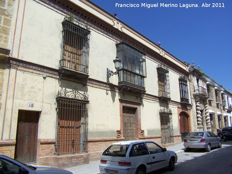 Palacio de la Calle de Sevilla nº 48 - Palacio de la Calle de Sevilla nº 48. Fachada