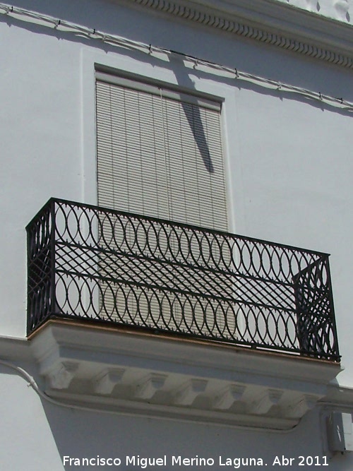 Casa de la Calle de Sevilla nº 34 - Casa de la Calle de Sevilla nº 34. Balcón
