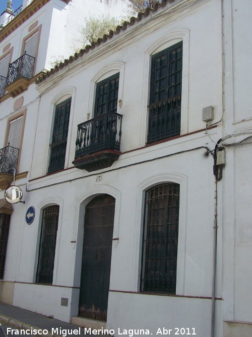 Casa de la Calle de Sevilla nº 17 - Casa de la Calle de Sevilla nº 17. Fachada