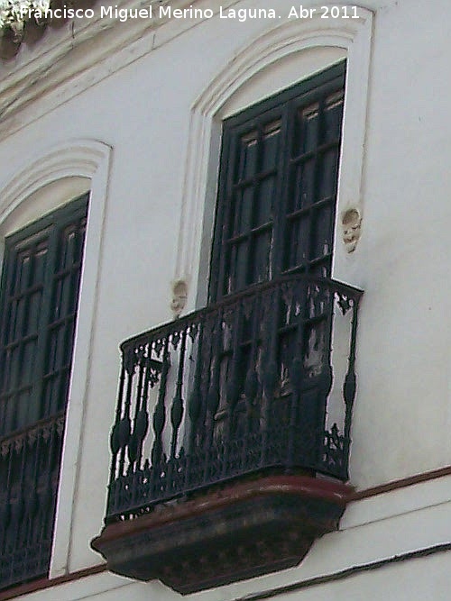 Casa de la Calle de Sevilla nº 17 - Casa de la Calle de Sevilla nº 17. Balcón