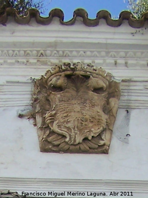 Casa de la Calle de la Huerta nº 18 - Casa de la Calle de la Huerta nº 18. Escudo
