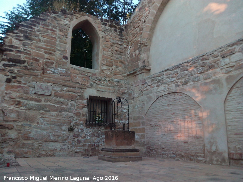 Santuario de la Yedra - Santuario de la Yedra. Parte antigua donde se apareció la Virgen, y su pozo