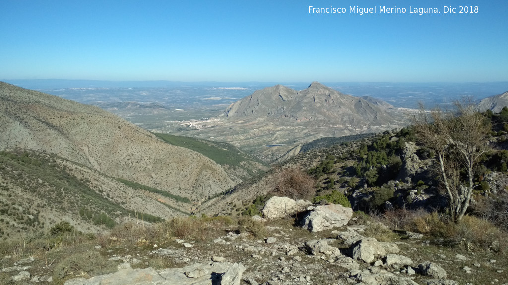 Cordel Caño del Aguadero - Cordel Caño del Aguadero. Vistas hacia Bedmar