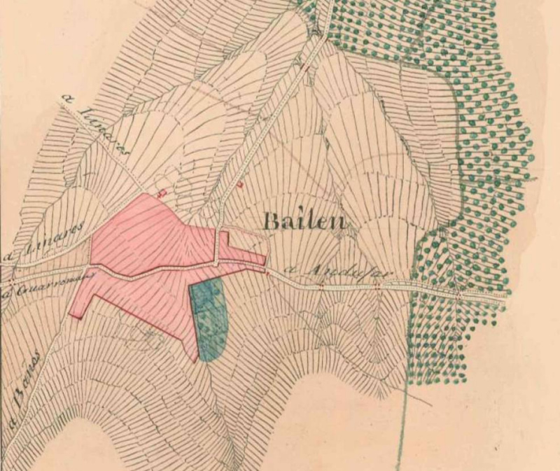 Historia de Bailén - Historia de Bailén. Mapa topográfico del Ejército 1848