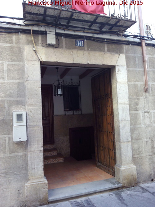 Casa de la Calle Jorge Morales nº 14 - Casa de la Calle Jorge Morales nº 14. 