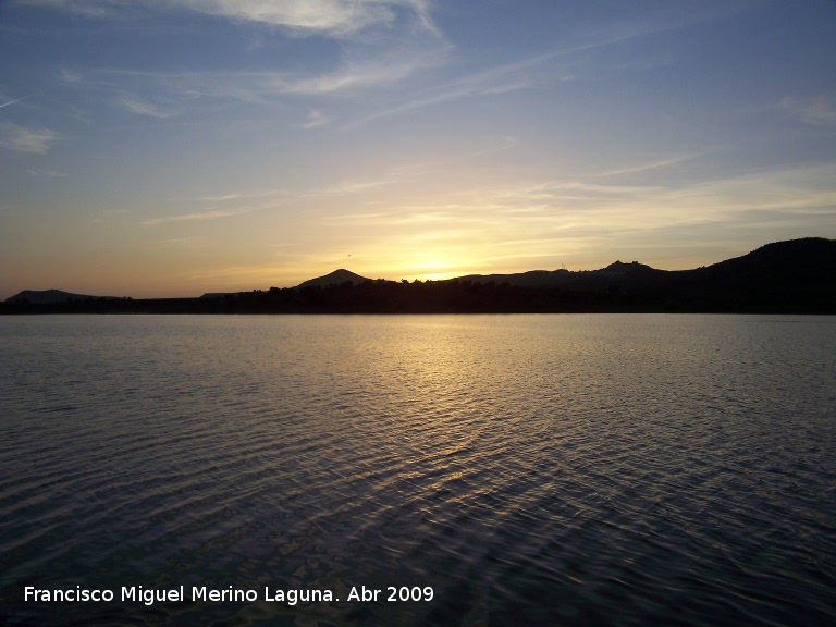 Ocaso - Ocaso. Pantano del Guadal�n - Vilches