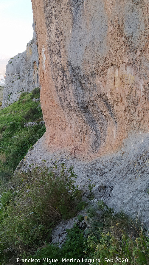 Pinturas rupestres de la Pe�a del Gorri�n IIa - Pinturas rupestres de la Pe�a del Gorri�n IIa. Abrigo