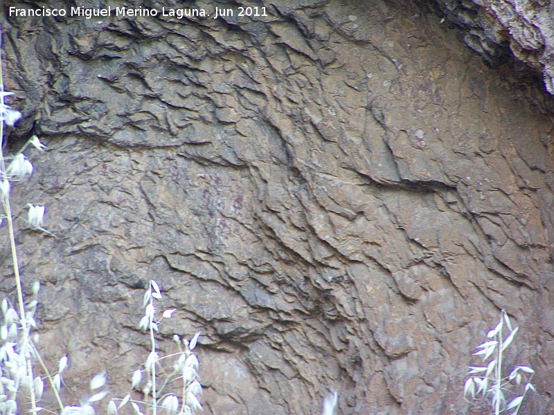 Pinturas rupestres de la Pe�a del Gorri�n IV - Pinturas rupestres de la Pe�a del Gorri�n IV. Puntos y manchas